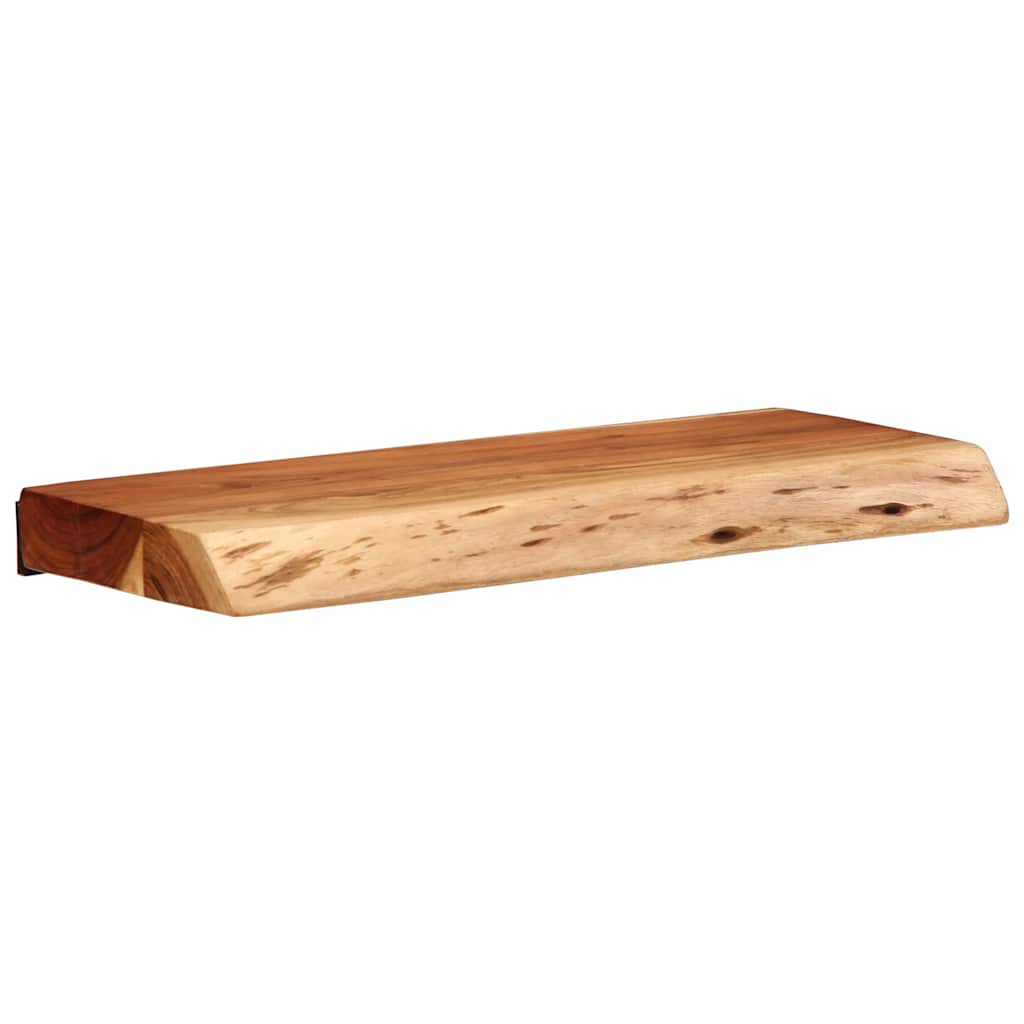 Étagères murales 2 pcs 40x20x3,5 cm bois massif d'acacia - XIOS