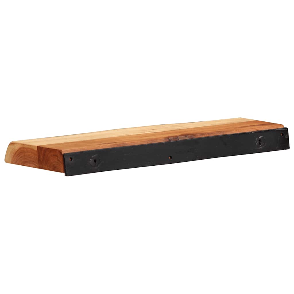 Étagères murales 2 pcs 40x20x3,5 cm bois massif d'acacia - XIOS