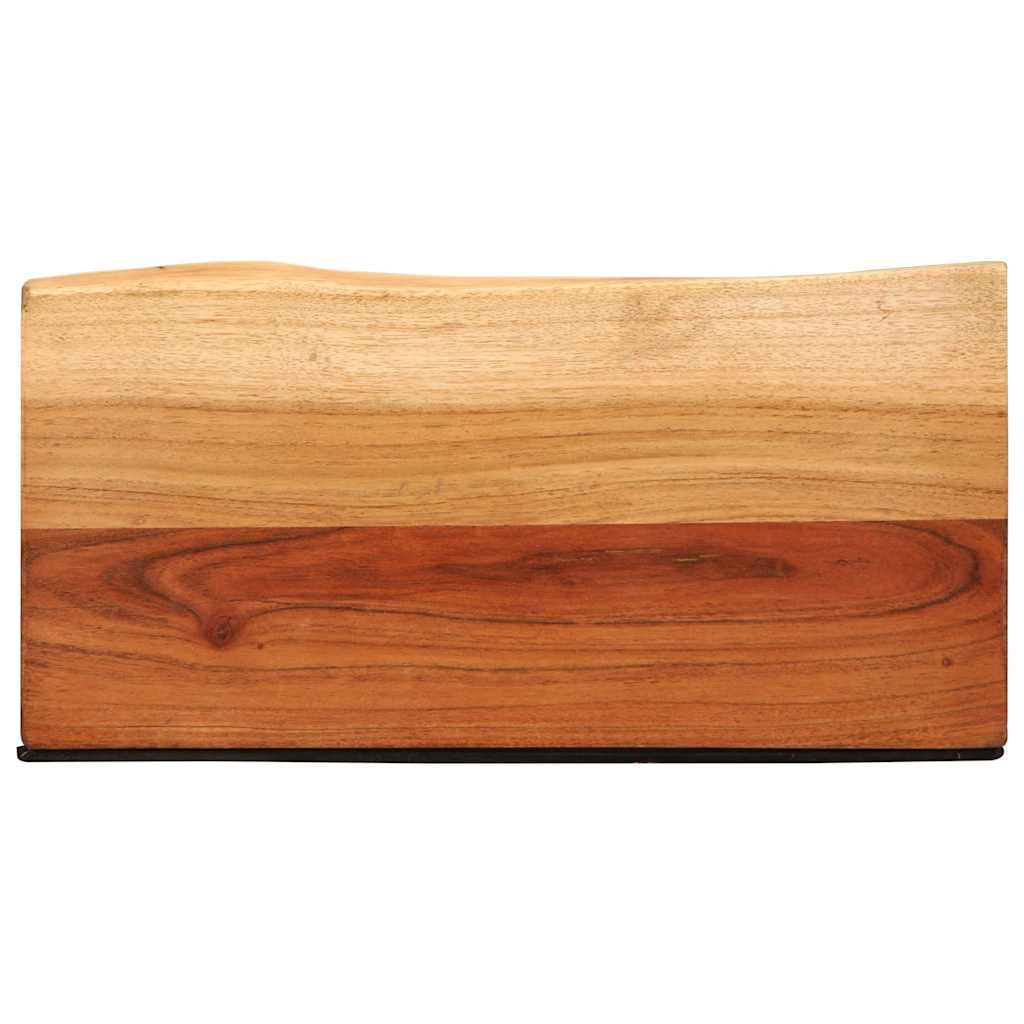 Étagères murales 2 pcs 40x20x3,5 cm bois massif d'acacia - XIOS
