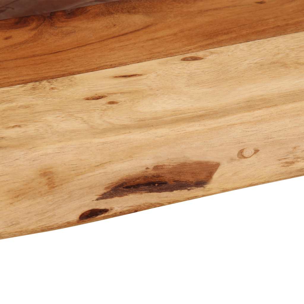Étagères murales 2 pcs 40x20x3,5 cm bois massif d'acacia - XIOS
