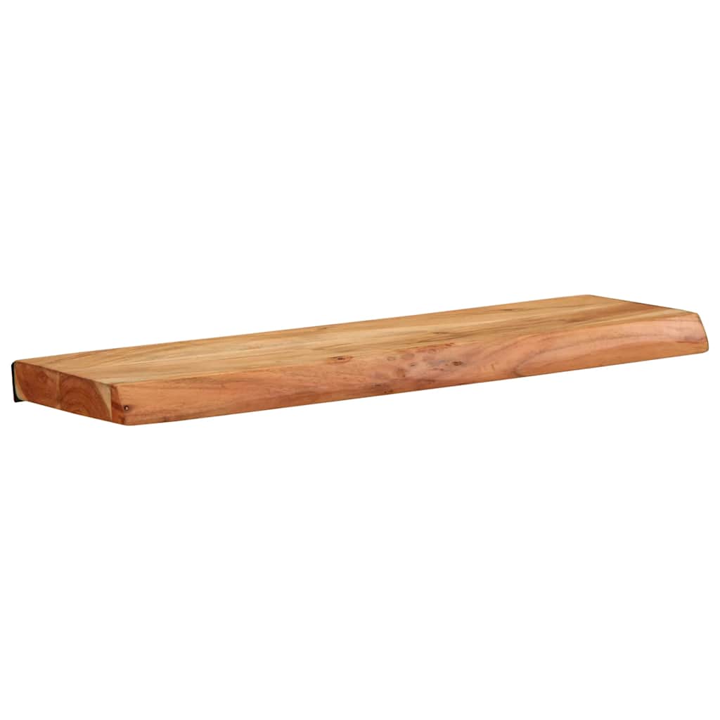 Étagères murales 2 pcs 60x20x3,5 cm bois massif d'acacia - XIOS