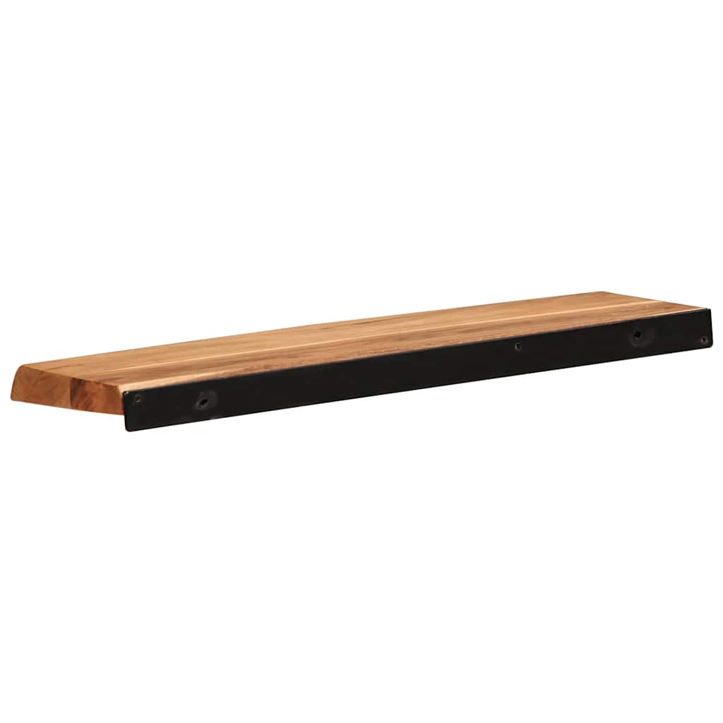 Étagères murales 2 pcs 60x20x3,5 cm bois massif d'acacia - XIOS