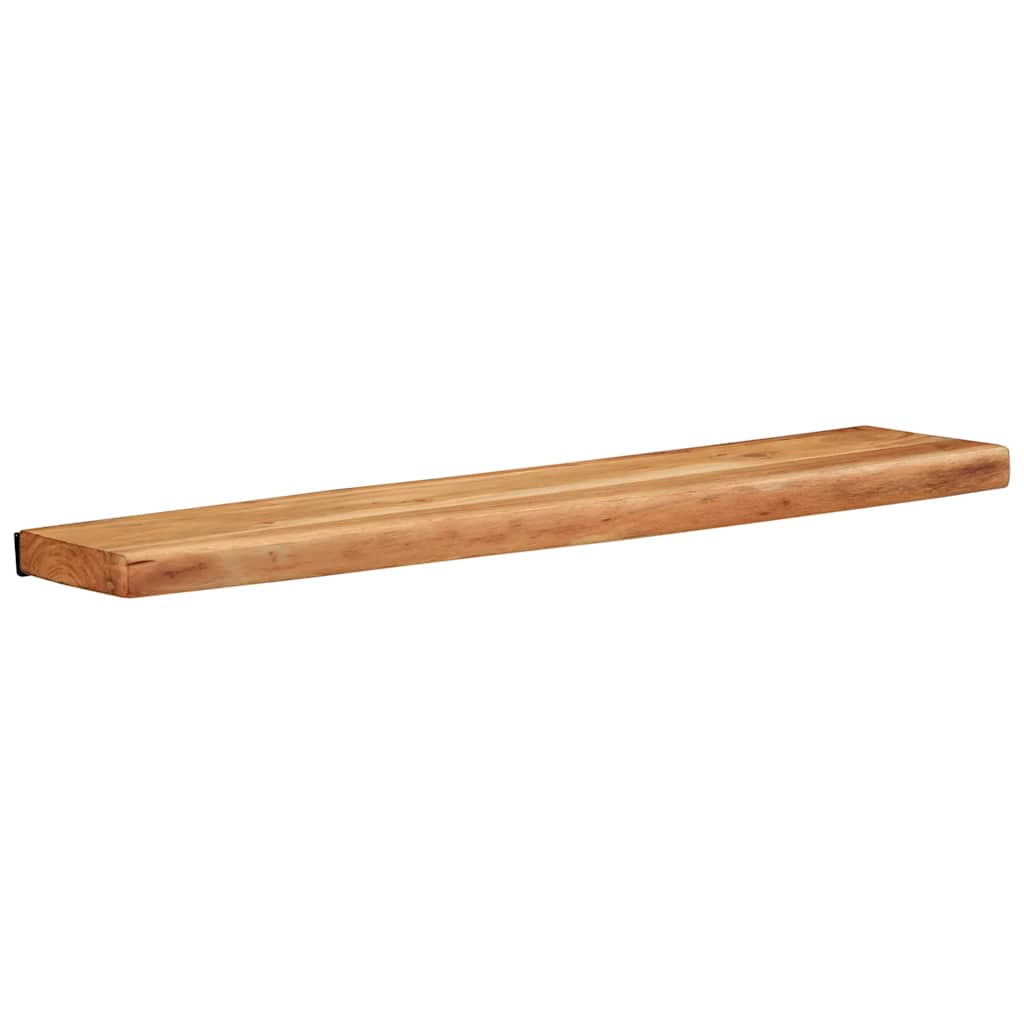 Étagères murales 2 pcs 80x20x3,5 cm bois massif d'acacia - XIOS