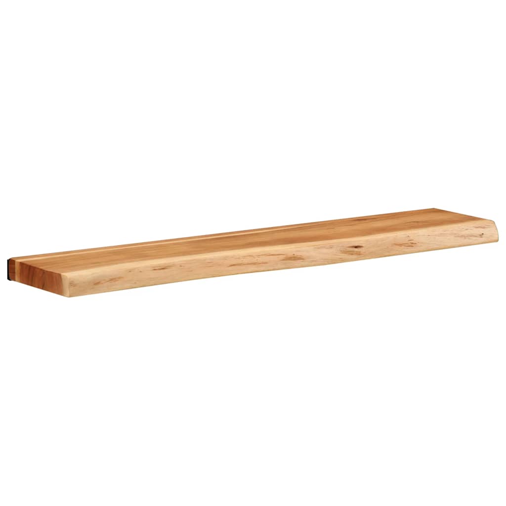 Étagères murales 2 pcs 80x20x3,5 cm bois massif d'acacia - XIOS