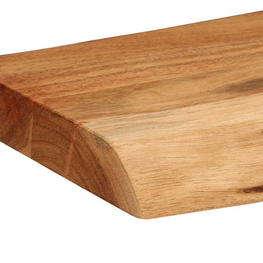 Étagères murales 2 pcs 80x20x3,5 cm bois massif d'acacia - XIOS