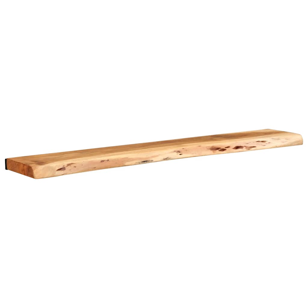 Étagères murales 2 pcs 100x20x3,5 cm bois massif d'acacia - XIOS