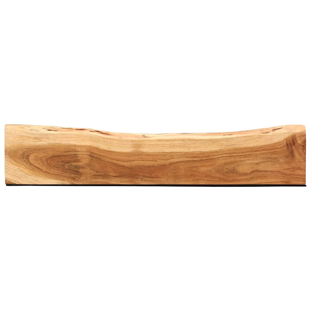 Étagères murales 2 pcs 100x20x3,5 cm bois massif d'acacia - XIOS