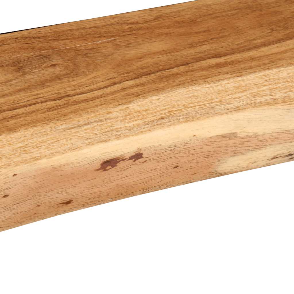 Étagères murales 2 pcs 100x20x3,5 cm bois massif d'acacia - XIOS