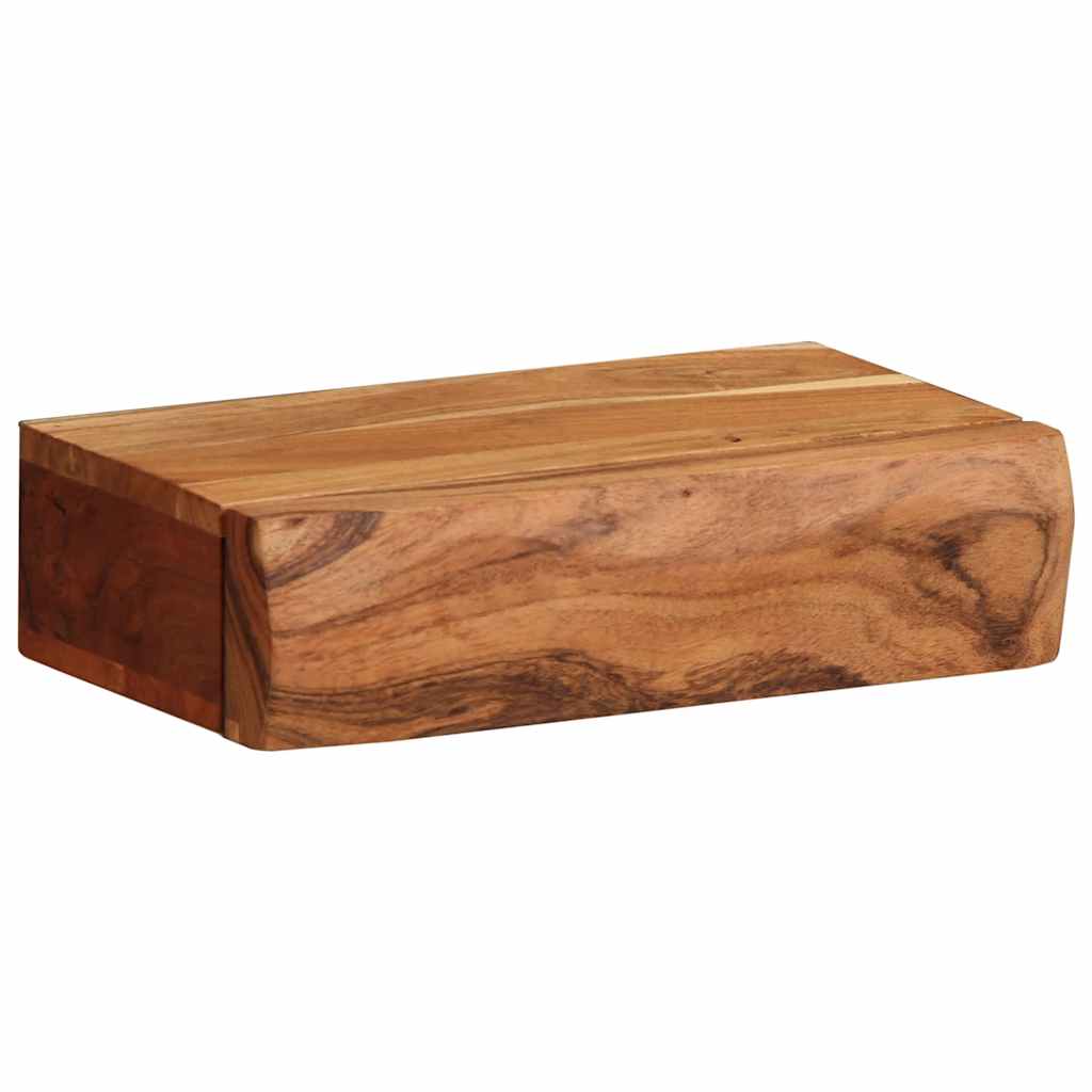 Étagères murales 2 pcs 30x17x8 cm bois massif d'acacia - XIOS