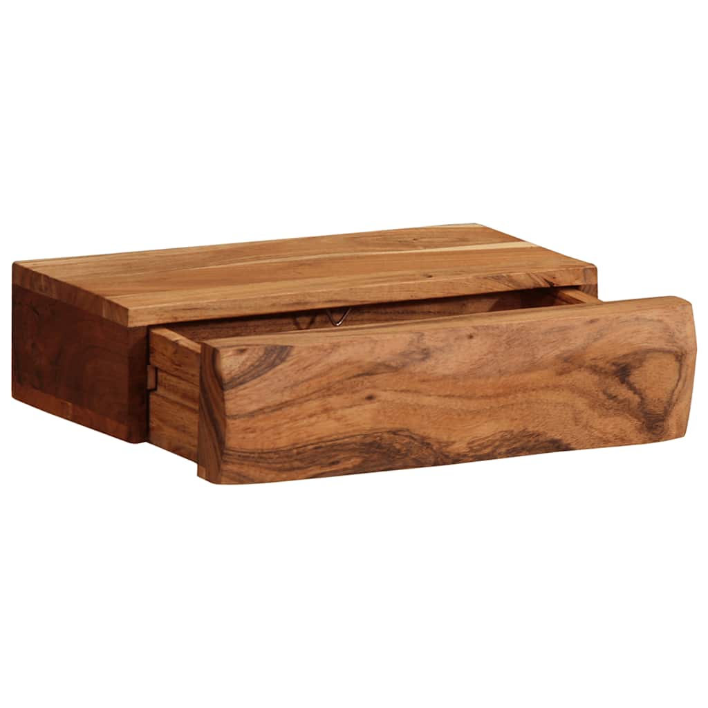 Étagères murales 2 pcs 30x17x8 cm bois massif d'acacia - XIOS