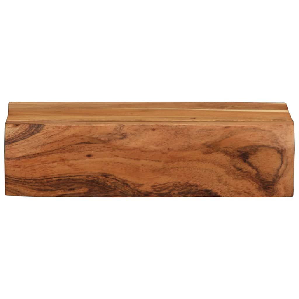 Étagères murales 2 pcs 30x17x8 cm bois massif d'acacia - XIOS