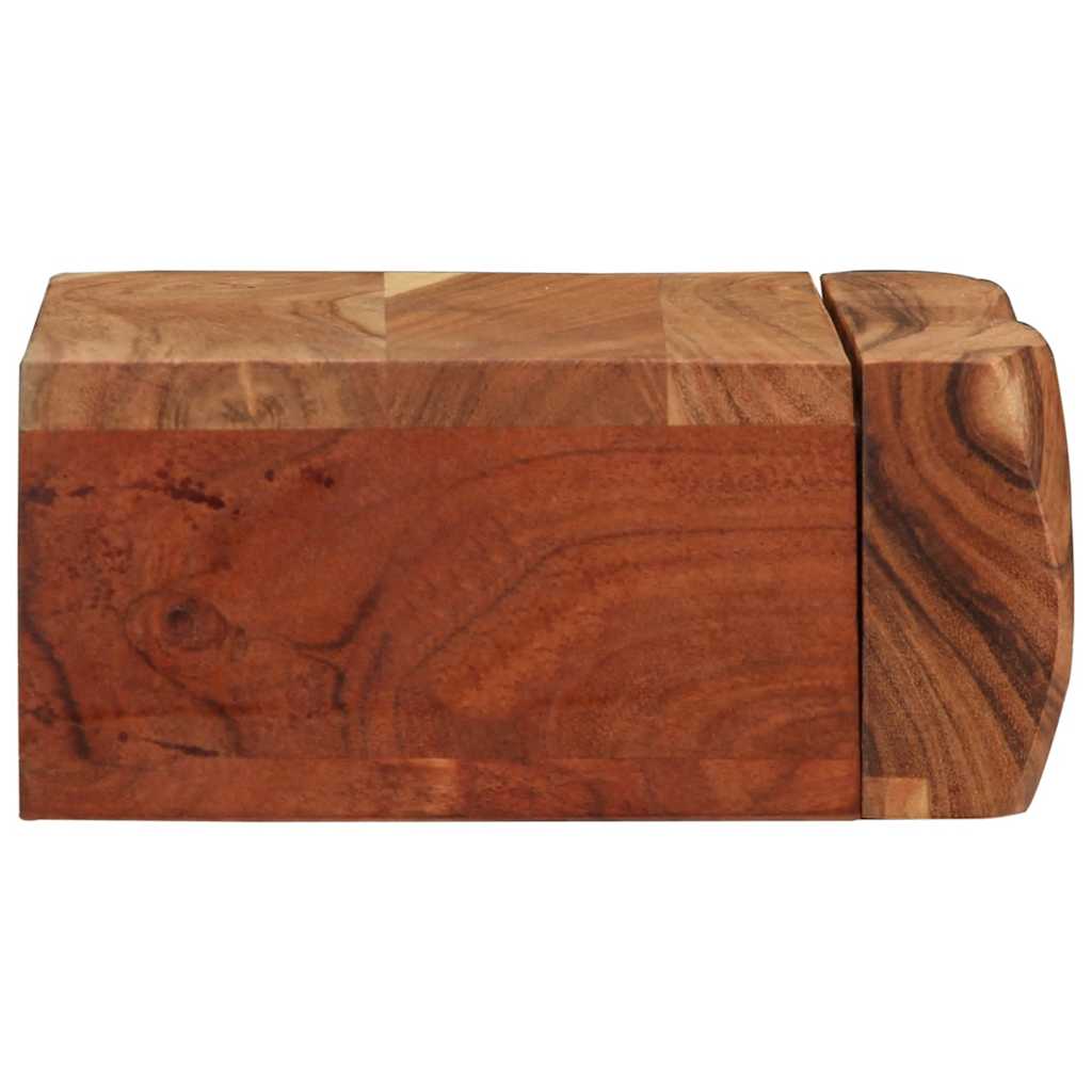 Étagères murales 2 pcs 30x17x8 cm bois massif d'acacia - XIOS
