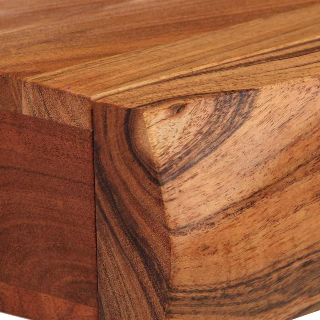 Étagères murales 2 pcs 30x17x8 cm bois massif d'acacia - XIOS