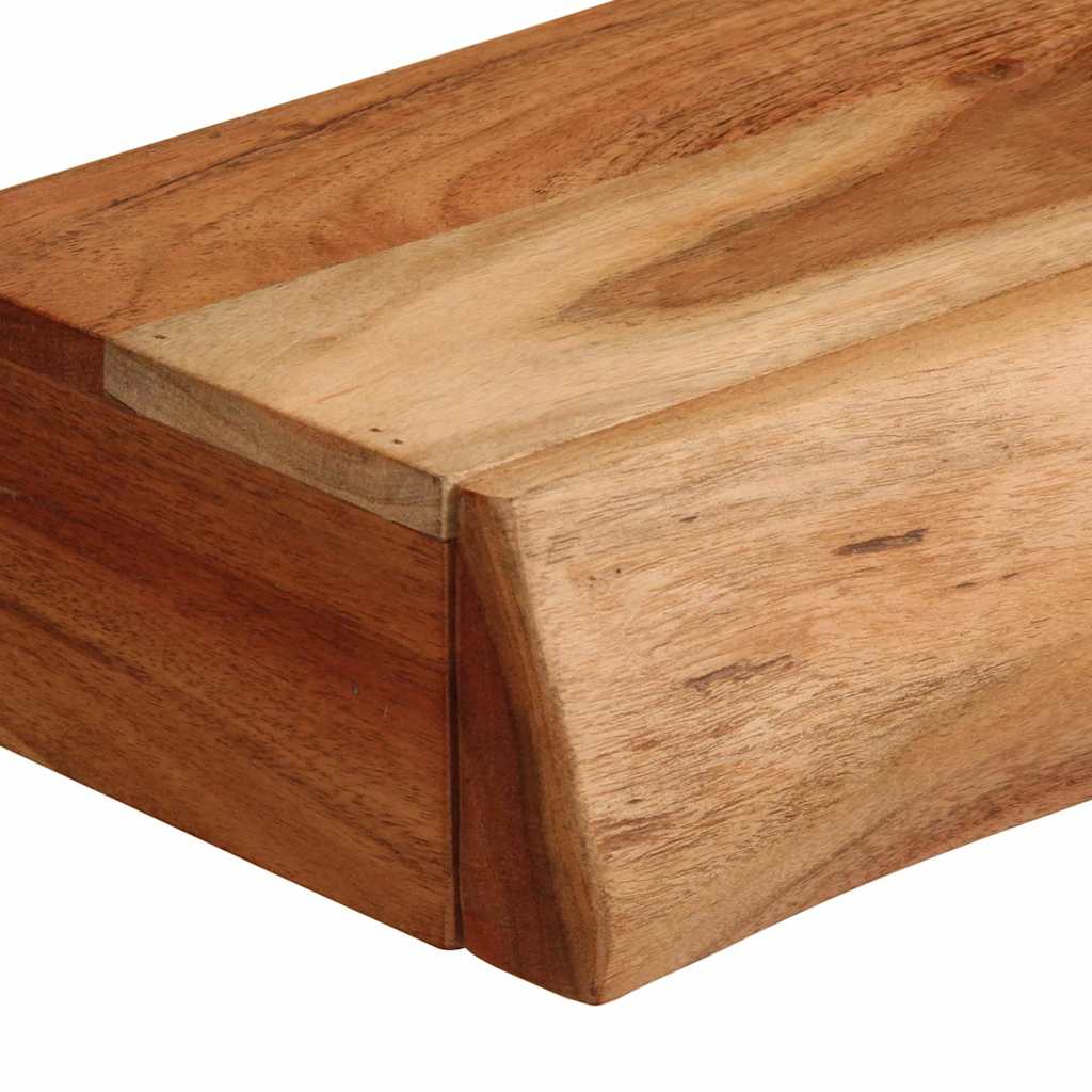 Étagères murales 2 pcs 60x17x8 cm bois massif d'acacia - XIOS