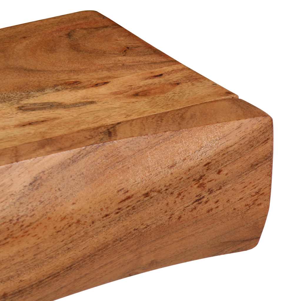 Étagères murales 2 pcs 80x17x8 cm bois massif d'acacia - XIOS