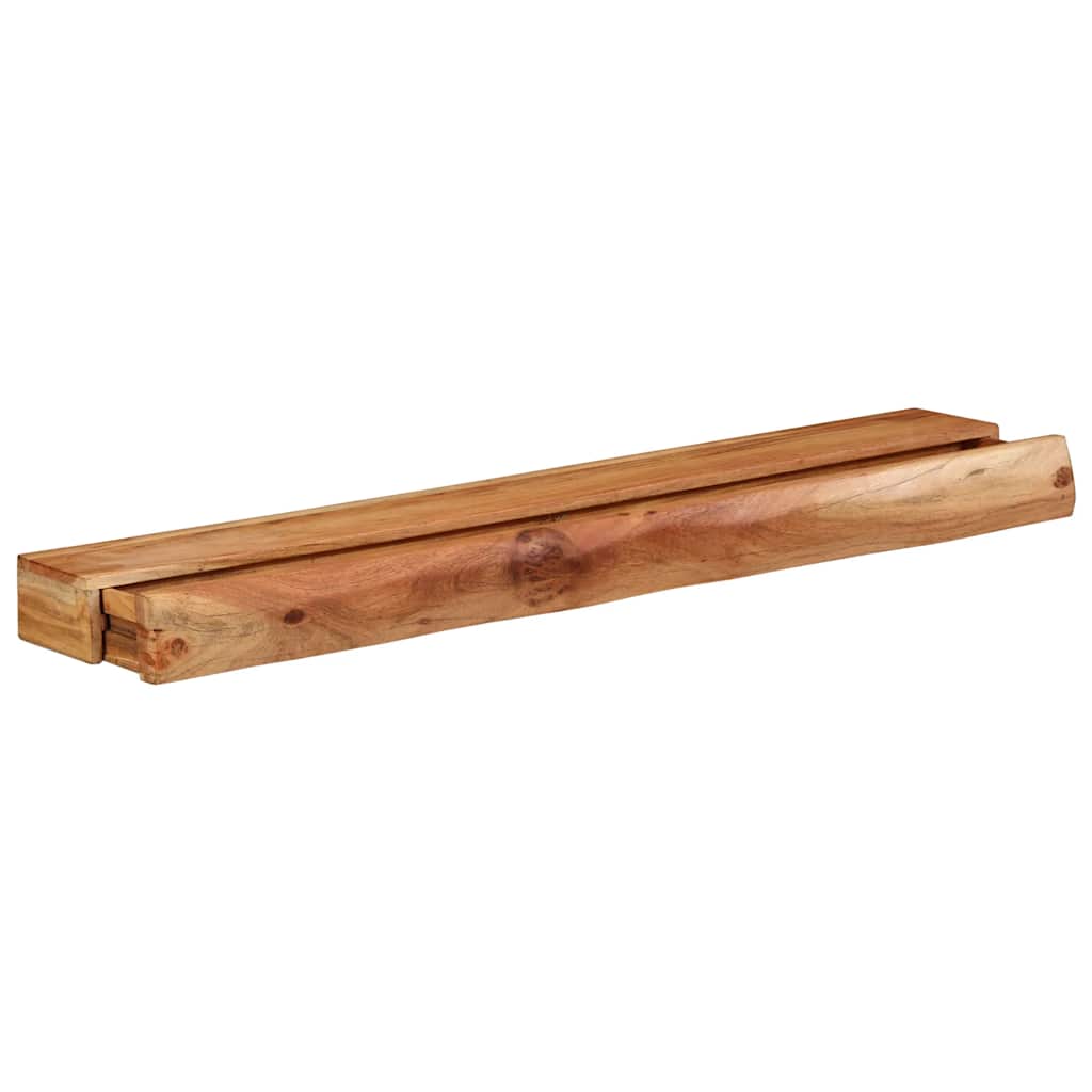 Étagères murales 2 pcs 100x17x8 cm bois massif d'acacia - XIOS