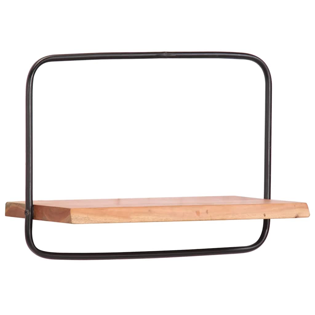 Étagères murales 5 pcs en bois massif d'acacia - XIOS