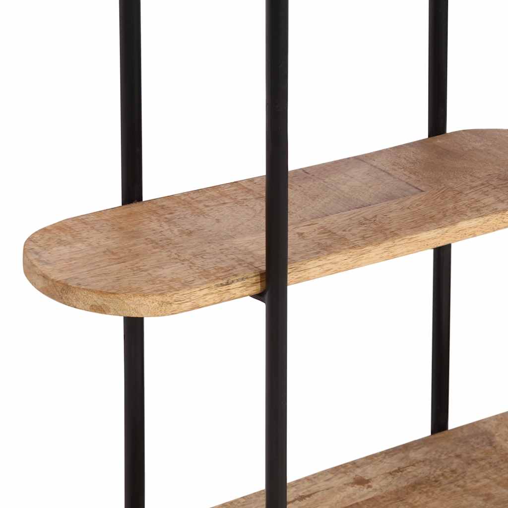 Étagère murale 90 x 20 x 116,5 cm en bois massif brut de manguier - XIOS