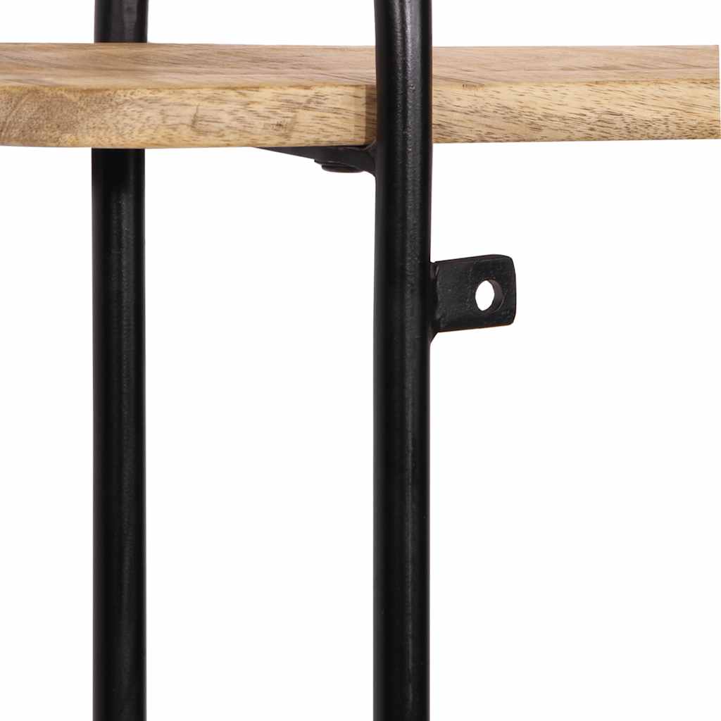 Étagère murale 90 x 20 x 116,5 cm en bois massif brut de manguier - XIOS