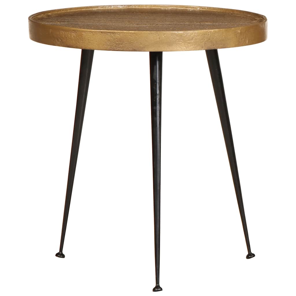 Table basse 3 pcs en bois d'ingénierie doré - XIOS