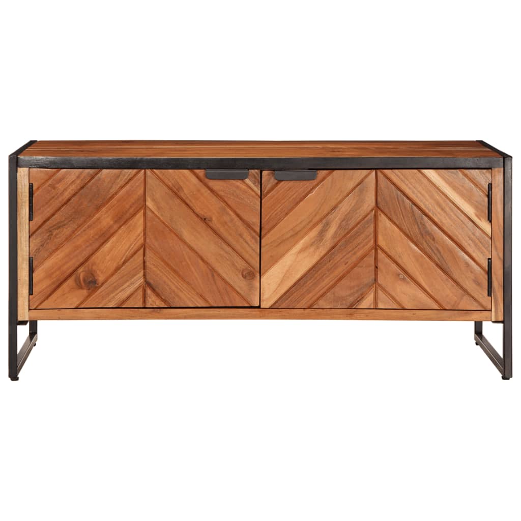 Table basse 90x55x40 cm bois massif d'acacia - XIOS