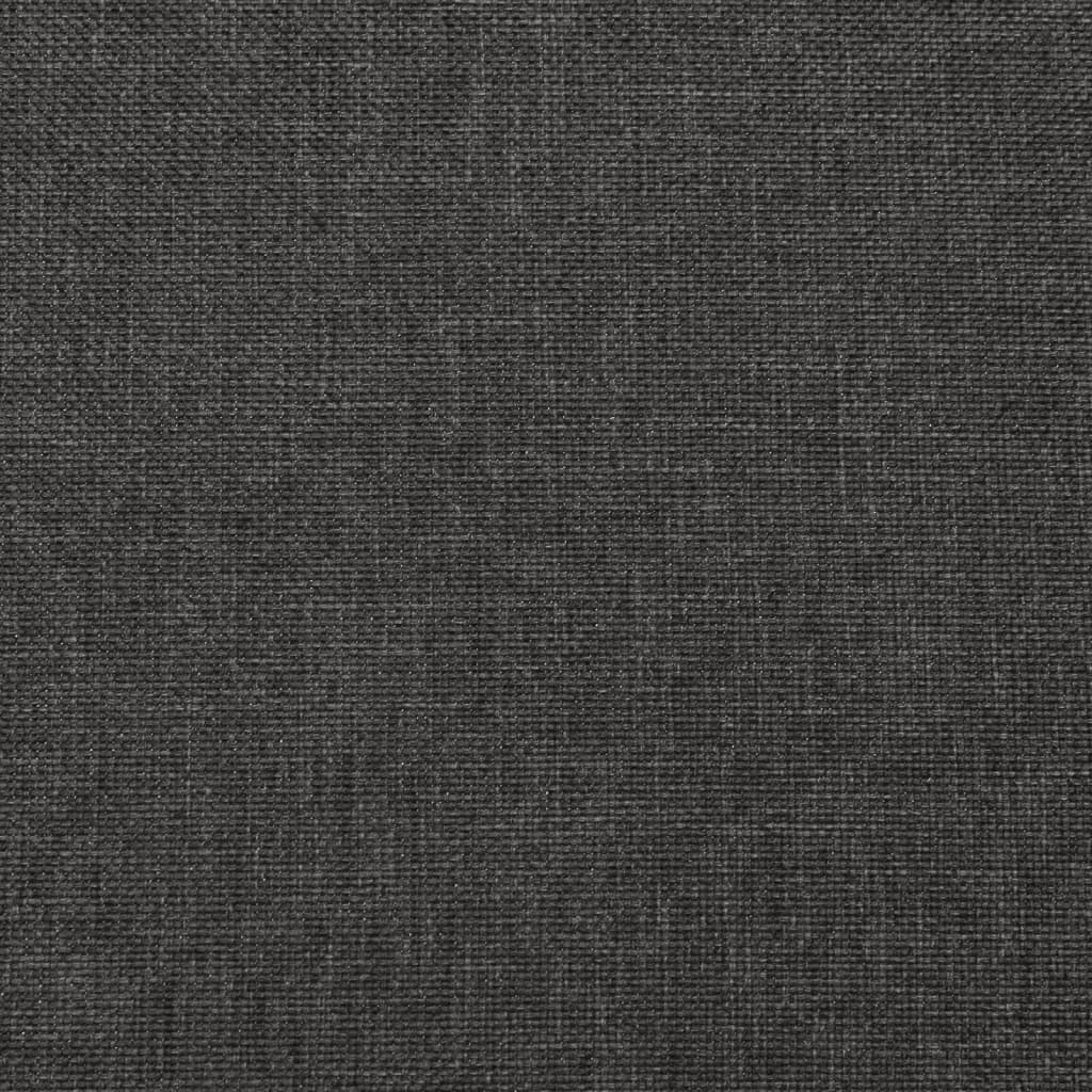 Canapé-lit à 2 places avec deux oreillers Gris foncé Tissu - XIOS