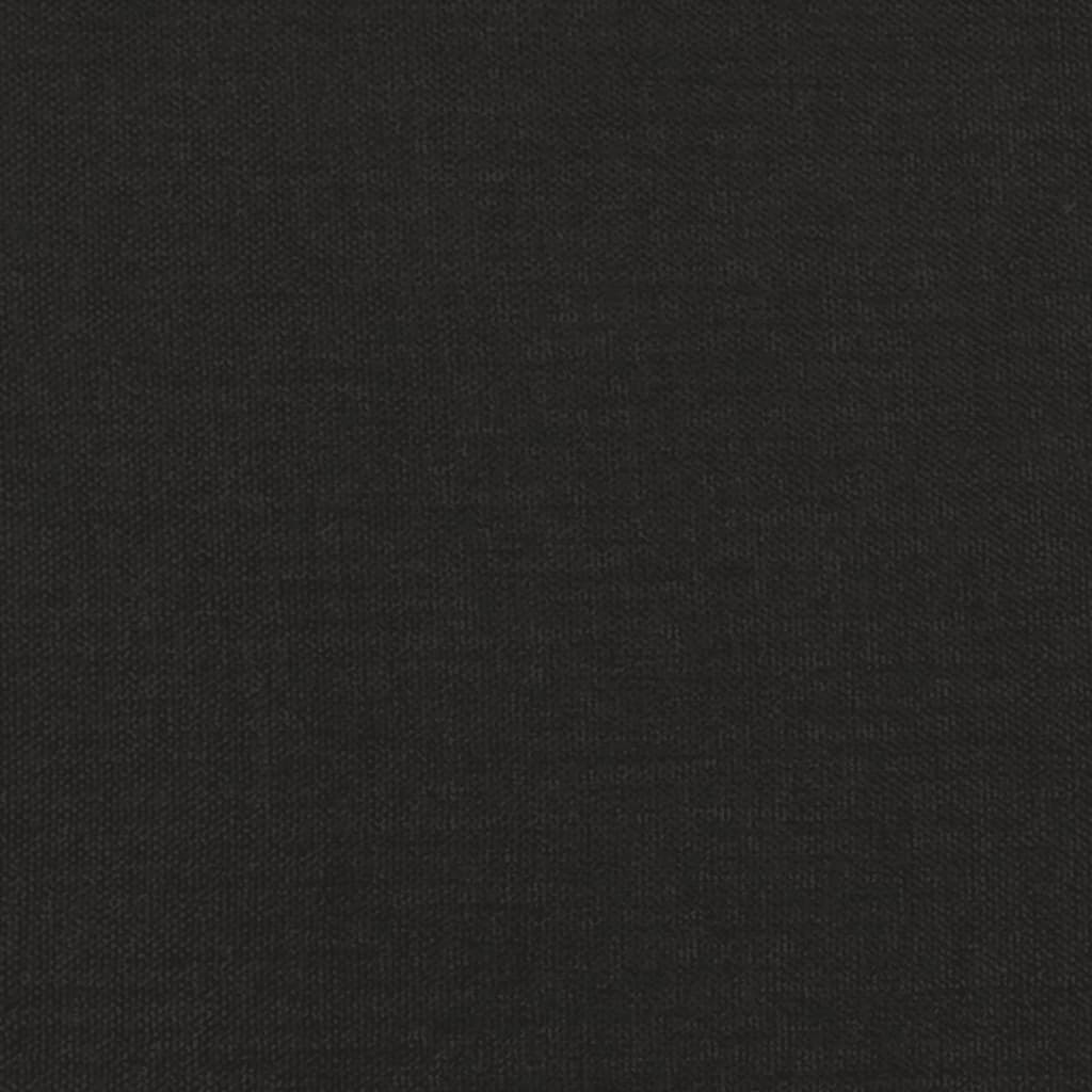 Canapé-lit à 2 places noir tissu - XIOS