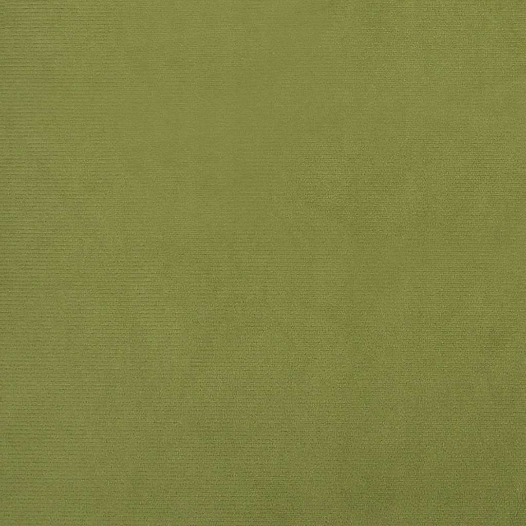 Canapé-lit à 2 places vert clair velours - XIOS