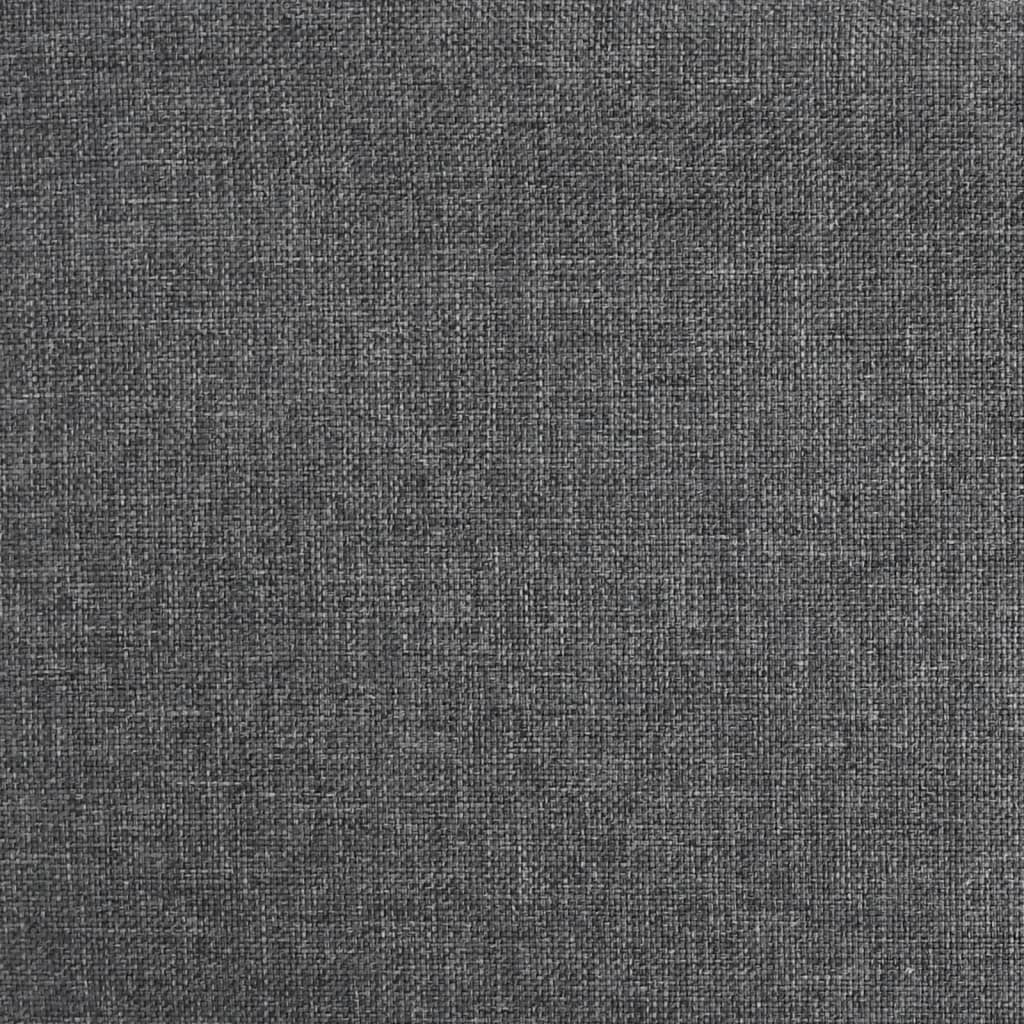 Canapé-lit à 2 places avec deux oreillers Gris foncé Tissu - XIOS
