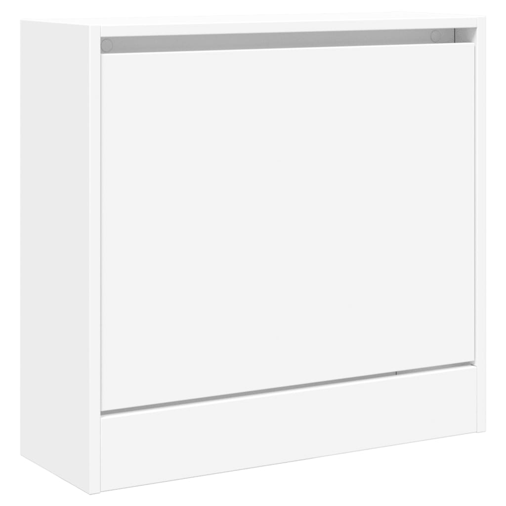Armoire à chaussures blanc 60x21x57 cm bois d'ingénierie - XIOS