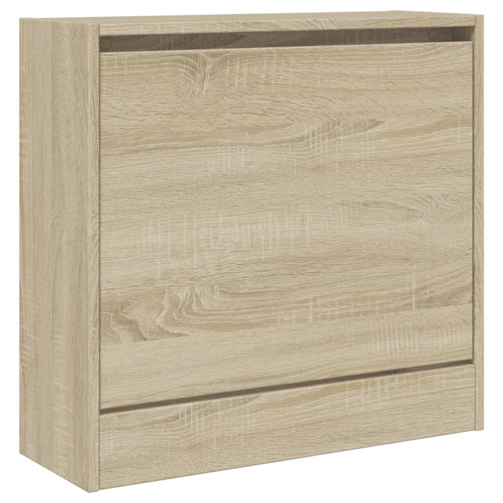 Armoire à chaussures chêne sonoma 60x21x57 cm bois d'ingénierie - XIOS
