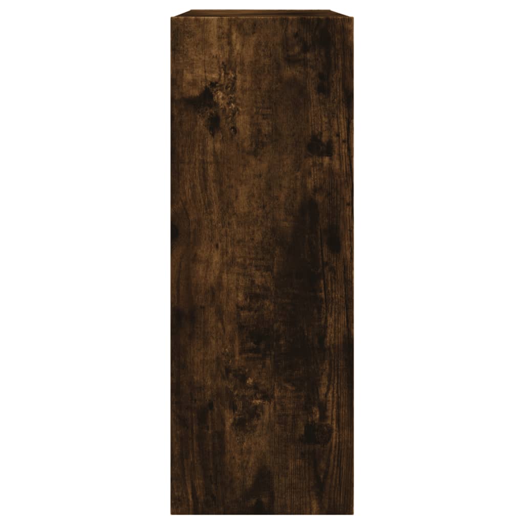 Armoire à chaussures chêne fumé 60x21x57 cm bois d'ingénierie - XIOS