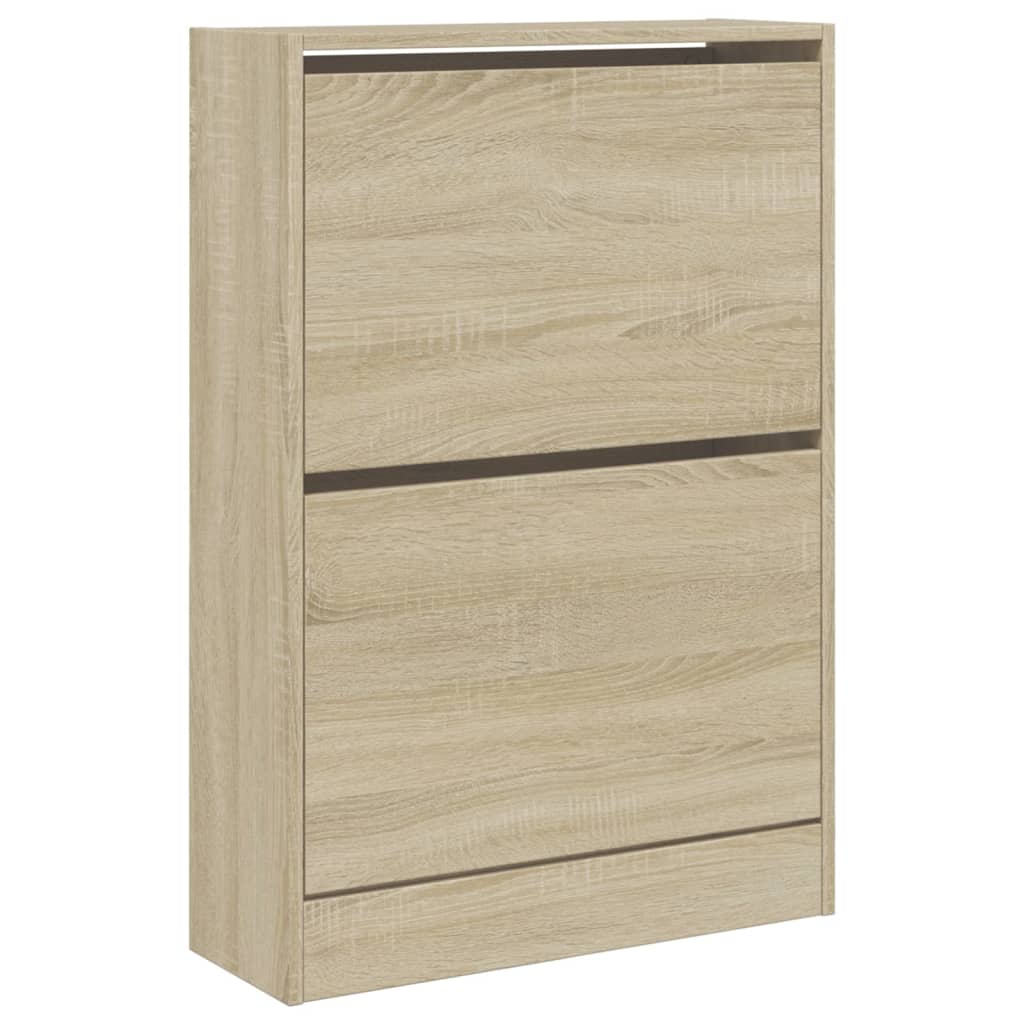 Armoire à chaussures chêne sonoma 60x21x87,5 cm bois ingénierie - XIOS
