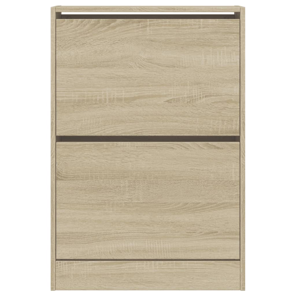 Armoire à chaussures chêne sonoma 60x21x87,5 cm bois ingénierie - XIOS