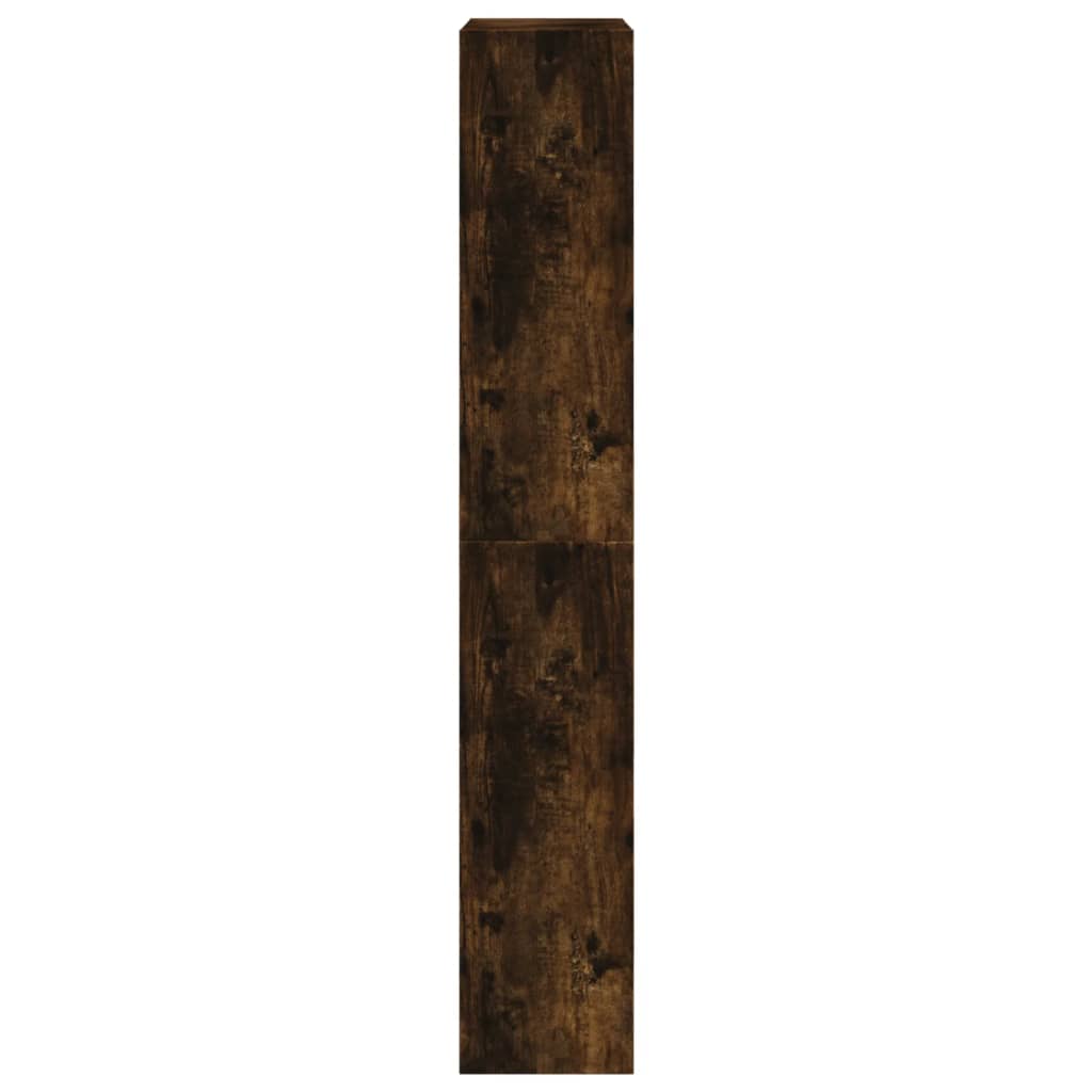 Armoire à chaussures chêne fumé 60x21x125,5 cm bois ingénierie - XIOS