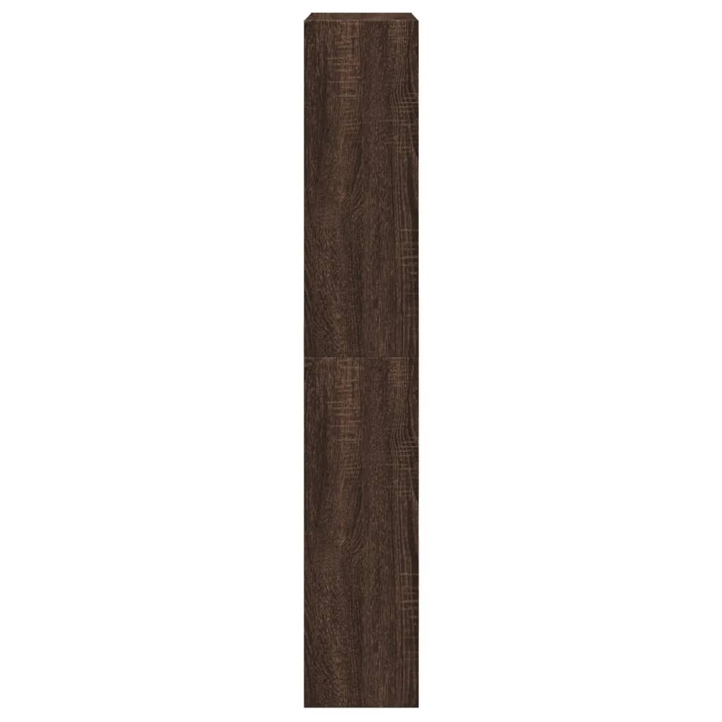 Armoire à chaussures chêne marron 60x21x125,5cm bois ingénierie - XIOS