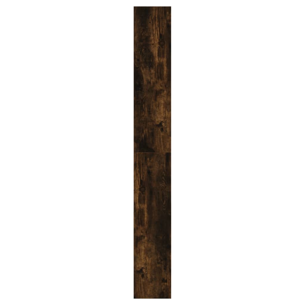 Armoire à chaussures chêne fumé 60x21x163,5 cm bois ingénierie - XIOS