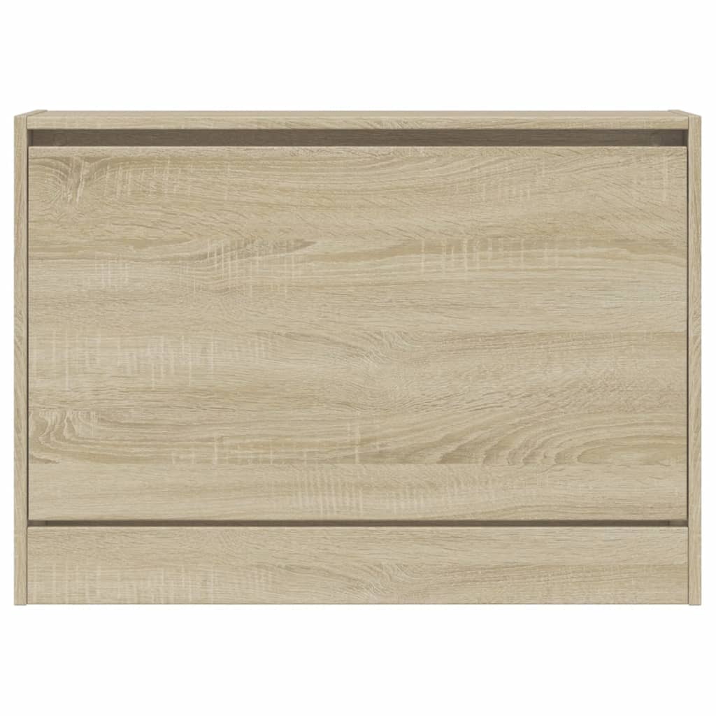 Armoire à chaussures chêne sonoma 80x21x57 cm bois d'ingénierie - XIOS