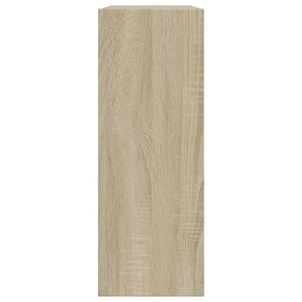 Armoire à chaussures chêne sonoma 80x21x57 cm bois d'ingénierie - XIOS