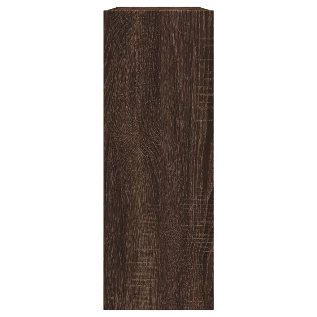 Armoire à chaussures chêne marron 80x21x57 cm Bois d'ingénierie - XIOS