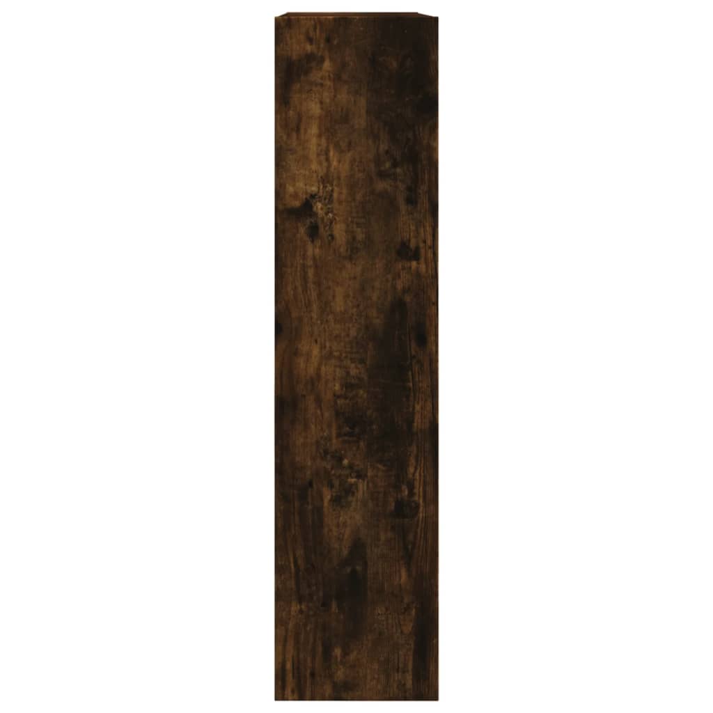 Armoire à chaussures chêne fumé 80x21x87,5 cm bois ingénierie - XIOS