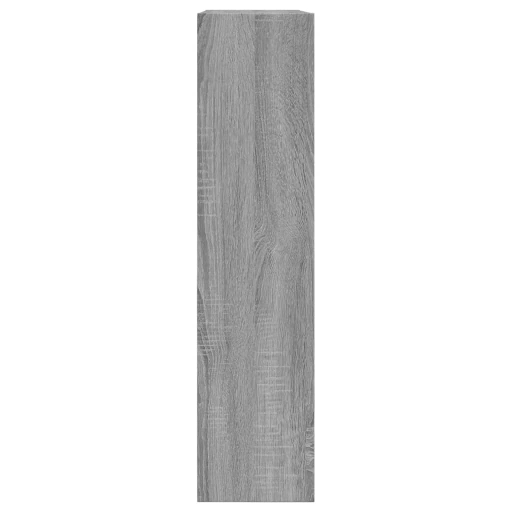 Armoire à chaussures sonoma gris 80x21x87,5cm bois d'ingénierie - XIOS