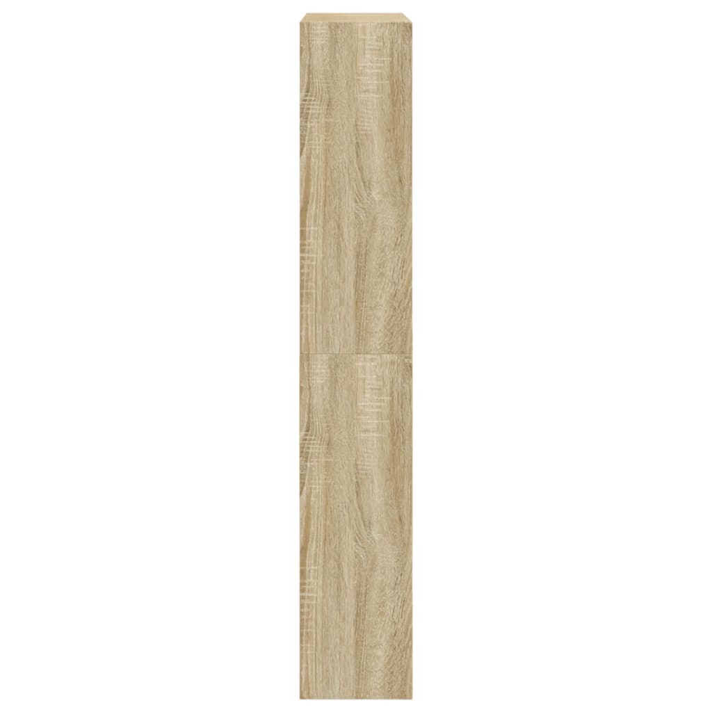 Armoire à chaussures chêne sonoma 80x21x125,5cm bois ingénierie - XIOS