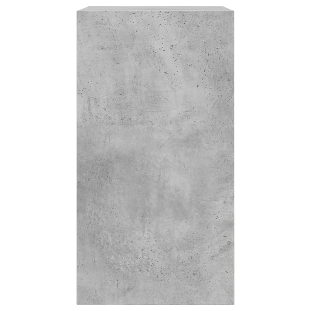 Armoire à chaussures gris béton 60x34x63,5 cm bois d'ingénierie - XIOS