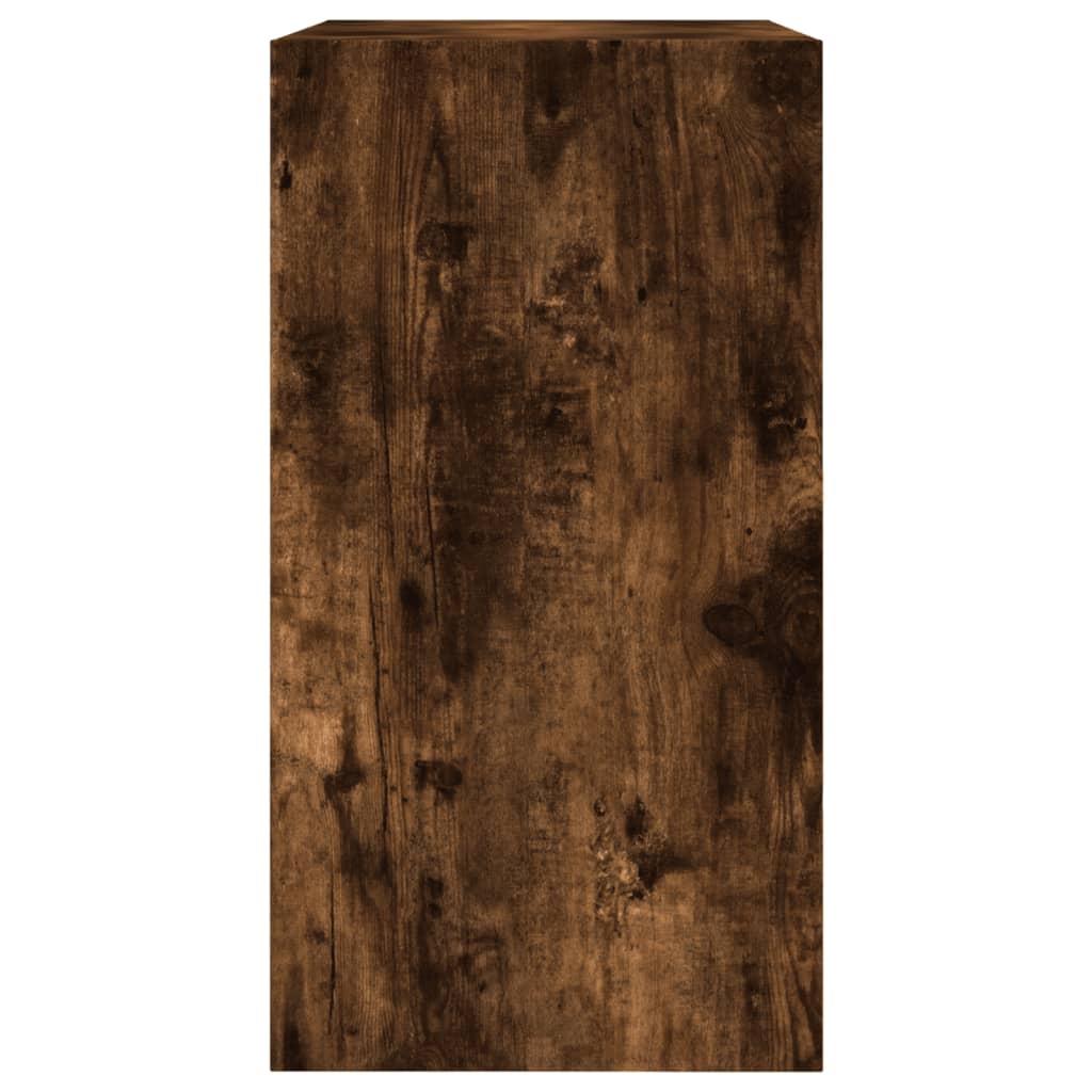 Armoire à chaussures chêne fumé 60x34x63,5 cm bois d'ingénierie - XIOS