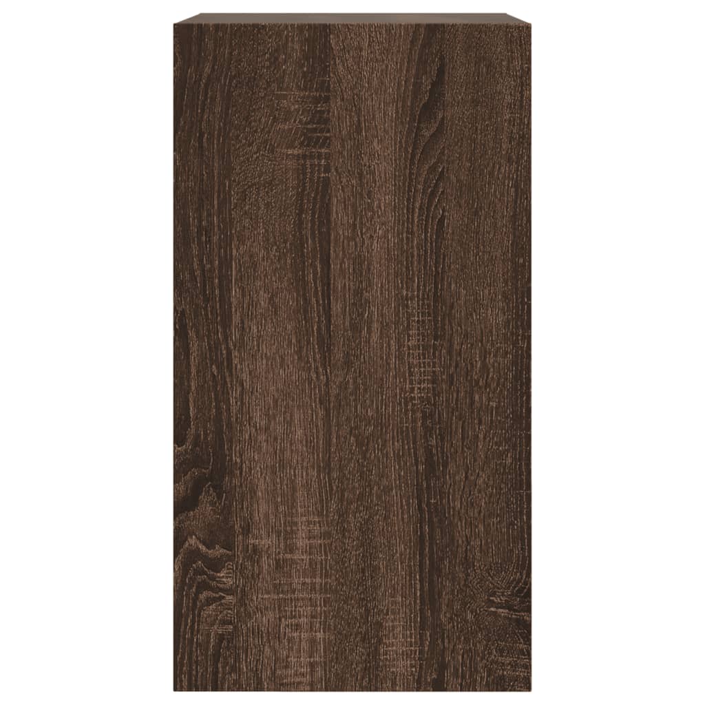 Armoire à chaussures chêne marron 60x34x63,5 cm bois ingénierie - XIOS
