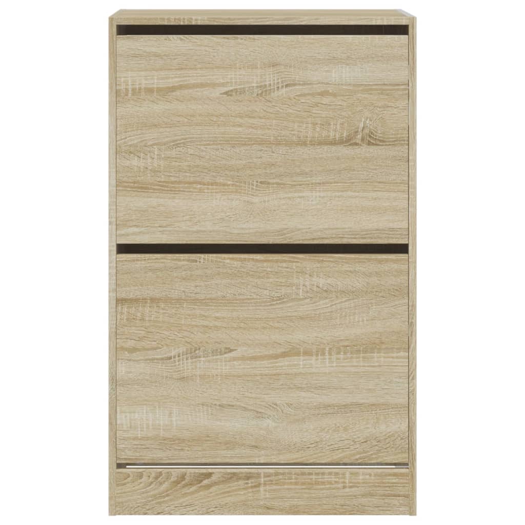 Armoire à chaussures chêne sonoma 60x34x96,5 cm bois ingénierie - XIOS