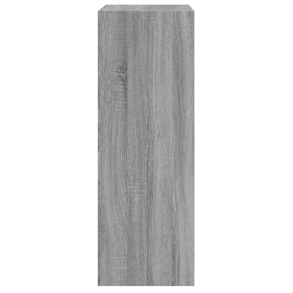 Armoire à chaussures sonoma gris 60x34x96,5cm bois d'ingénierie - XIOS