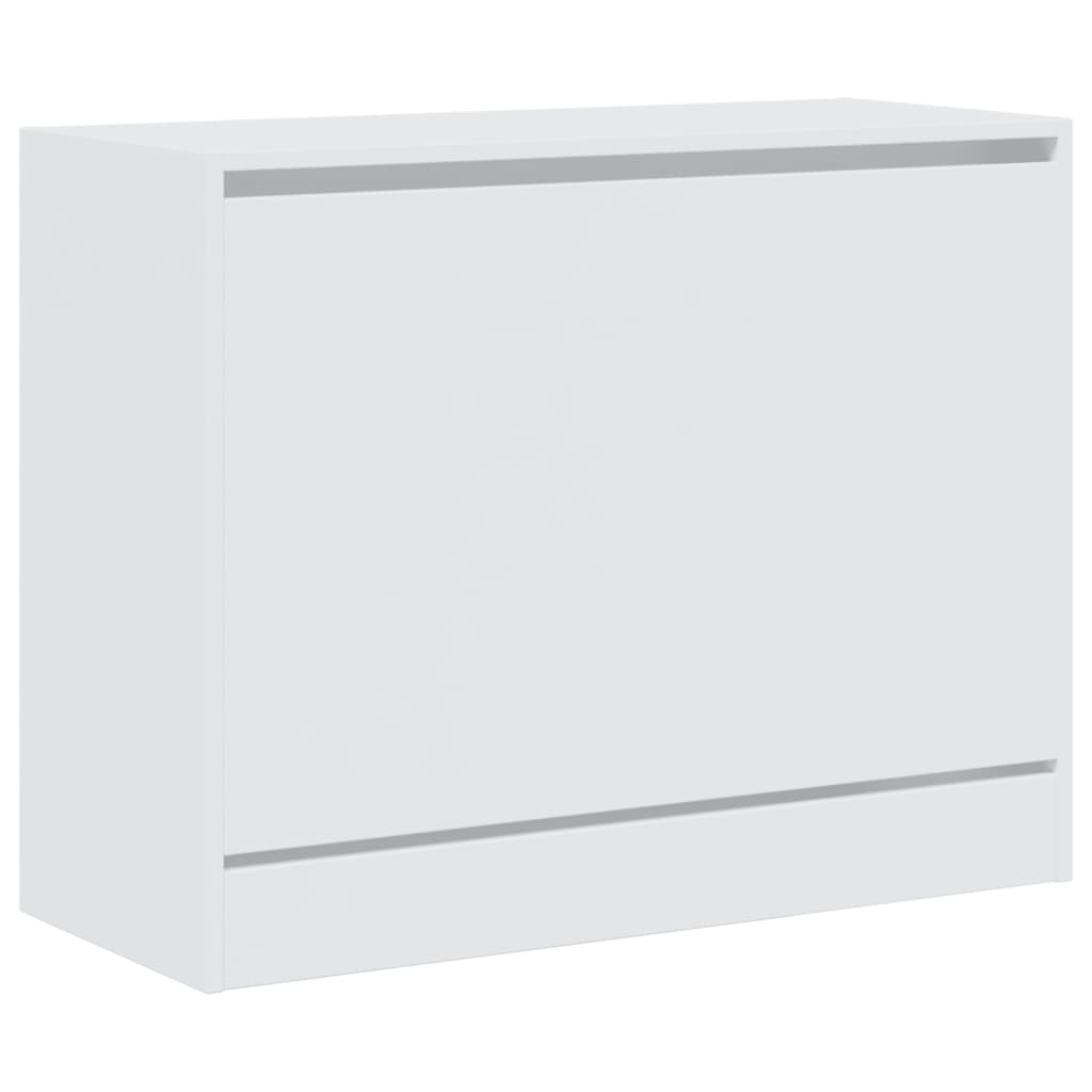Armoire à chaussures blanc 80x34x63 cm bois d'ingénierie - XIOS