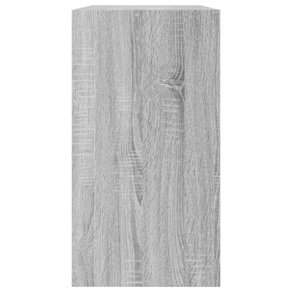 Armoire à chaussures sonoma gris 80x34x63 cm bois d'ingénierie - XIOS